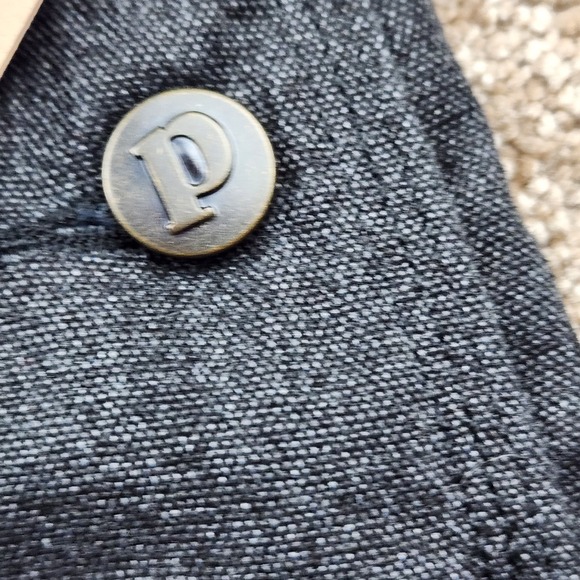 Patagonia All Seasons Hemp Canvas Bib Overalls Ink Black 56426 Womens Medium REG - Picture 9 of 14